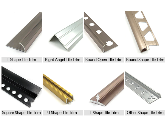 Aluminium Tile Trim Profiles Manufacturers