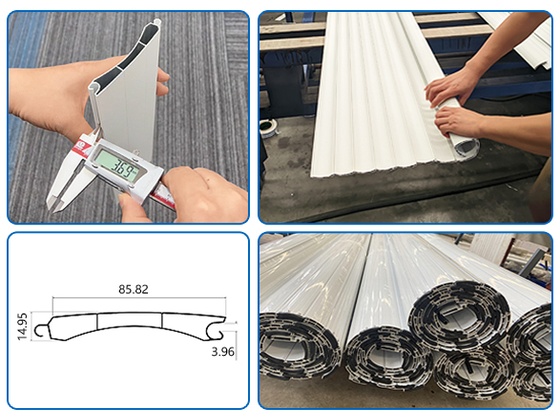 Quiet & Smooth Operation roller shutter slats